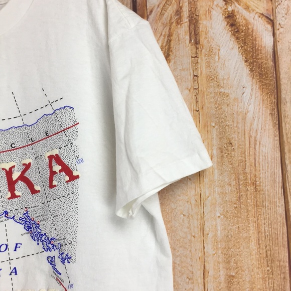 ➡️Alaska Single Stitch Tee Size Large - Picture 3 of 10